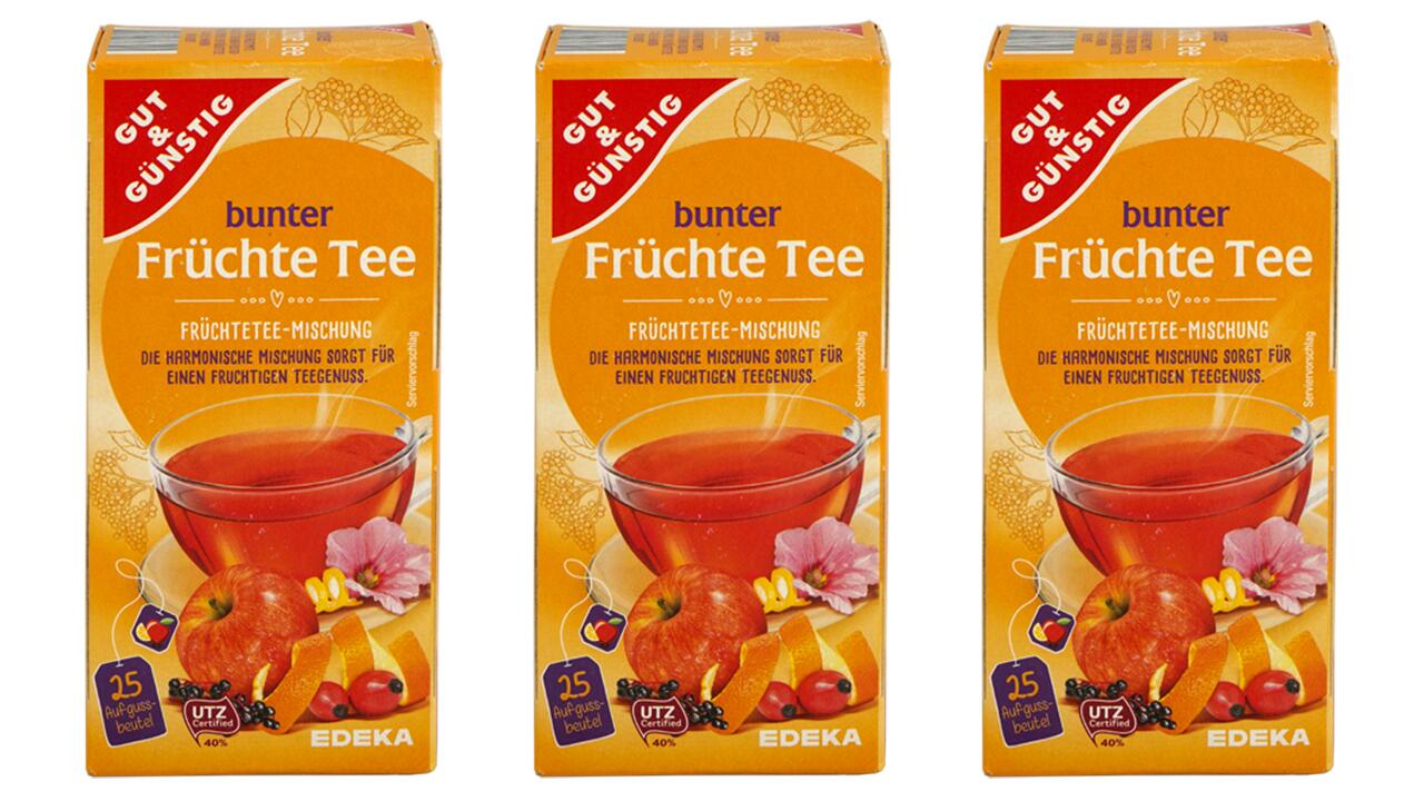 Gut & Günstig Bunter Früchte Tee im Test: Wie schneidet das Produkt von Edeka ab?