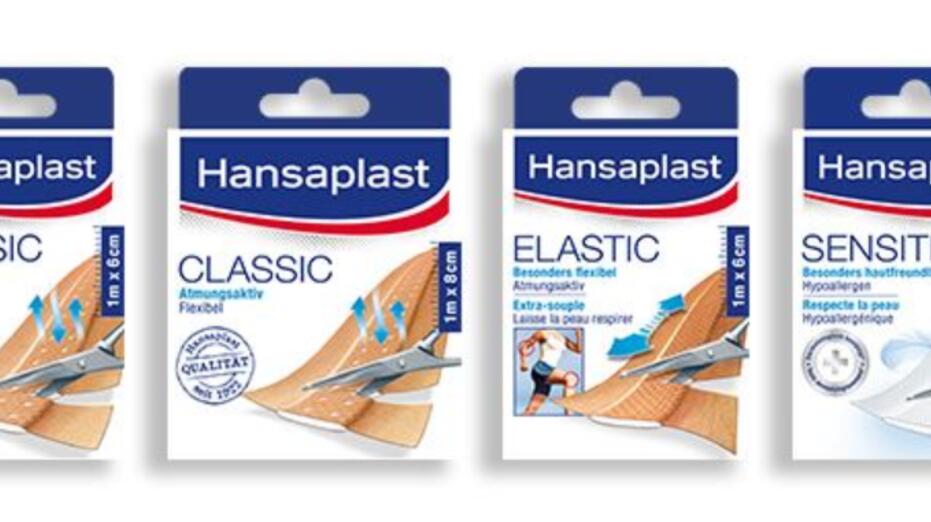 Hansaplast-Rückruf betrifft vier Meterware-Pflaster