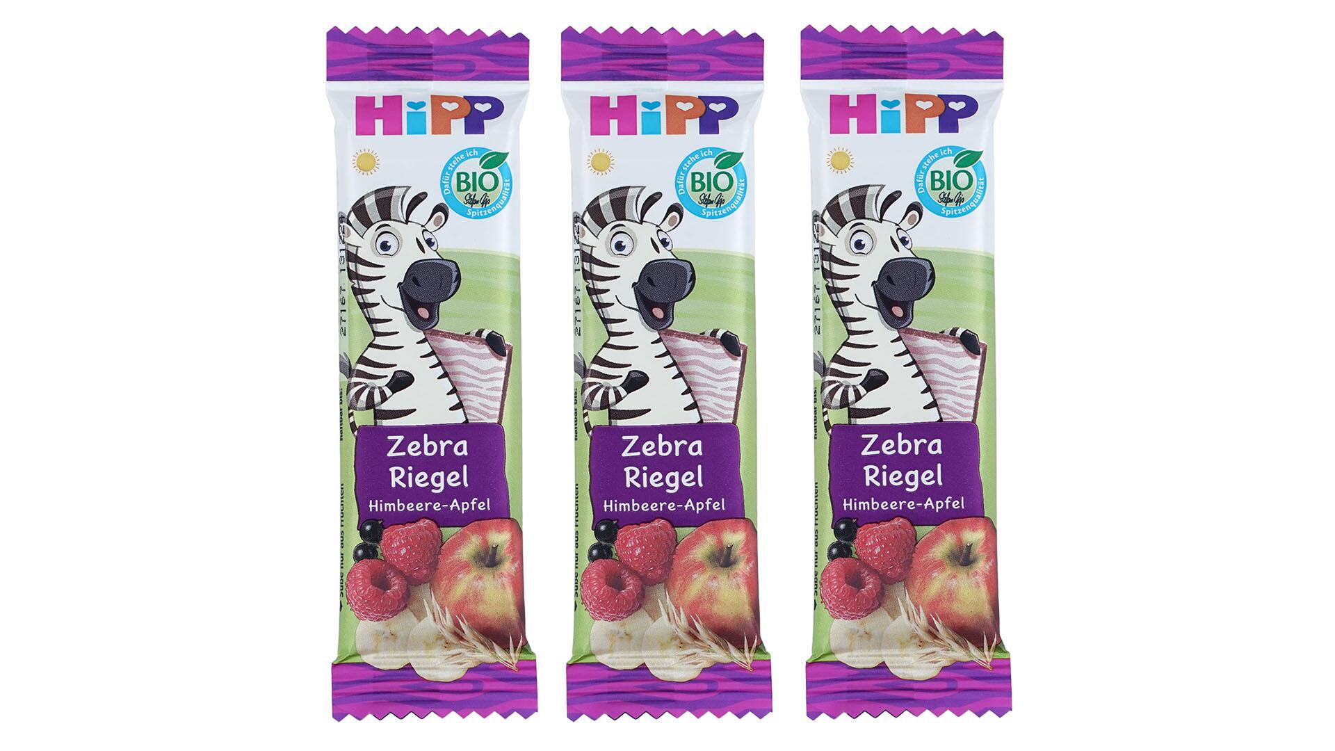 Hipp-Fruchtriegel nicht mehr als "ideal als Zwischenmahlzeit" beworben Hipp-Fruchtriegel nicht mehr als "ideal als Zwischenmahlzeit" beworben