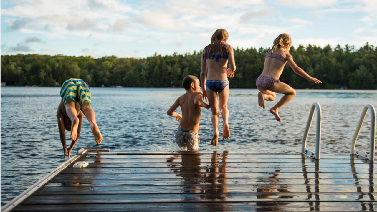 In Deutschland können Sie fast überall beherzt in den See springen.