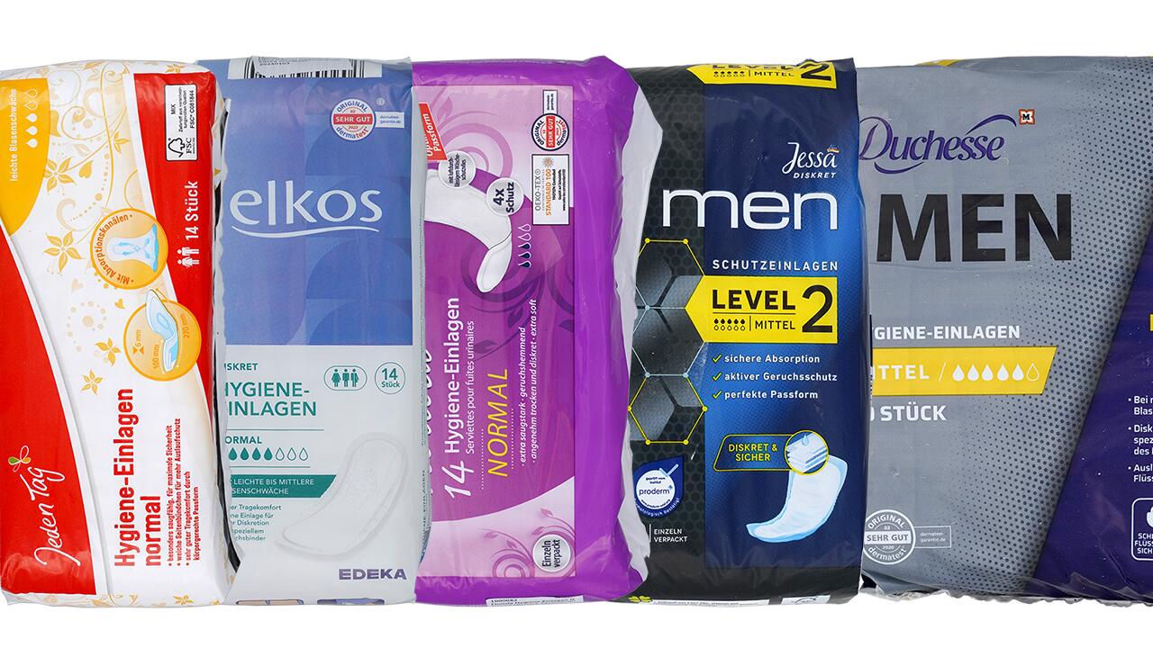 Inkontinenz-Einlagen für Männer und Frauen: - Blasenschwäche bei Welche ÖKO-TEST helfen