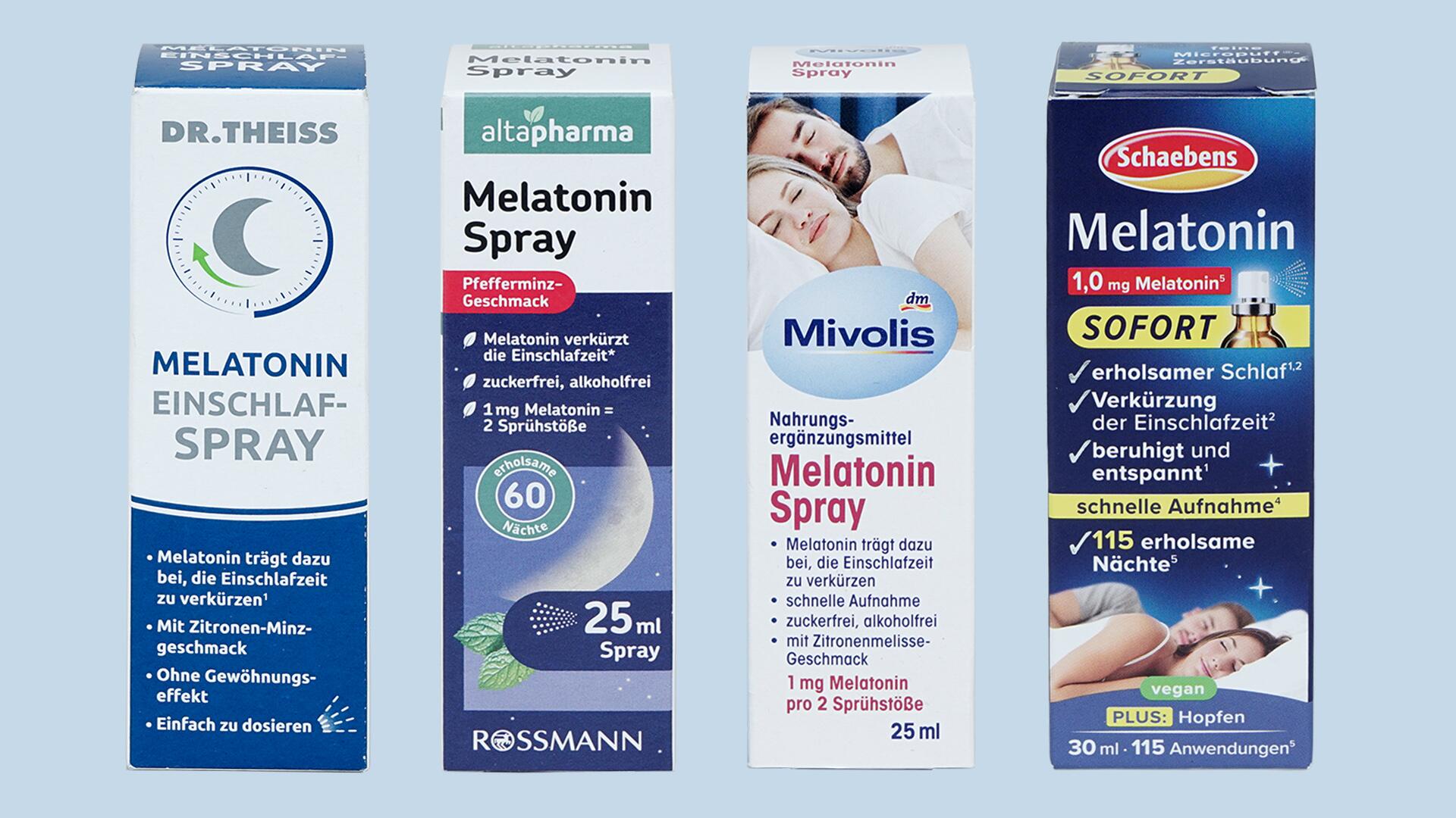 Wie sinnvoll ist Melatonin-Spray? – 19 Produkte im Test Wie sinnvoll ist Melatonin-Spray? – 19 Produkte im Test