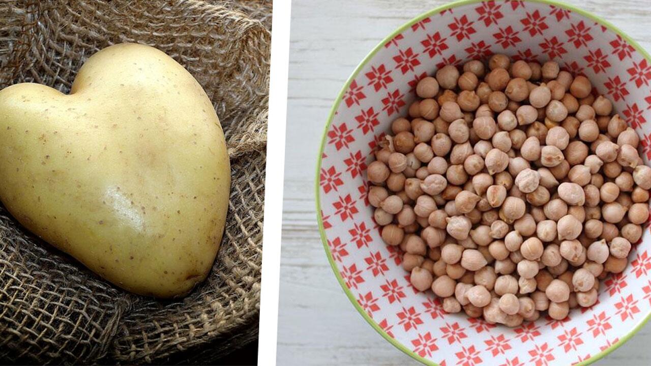 Kartoffeln und Kichererbsen zählen zu den Gemüsesorten, die Sie nicht roh essen sollten.