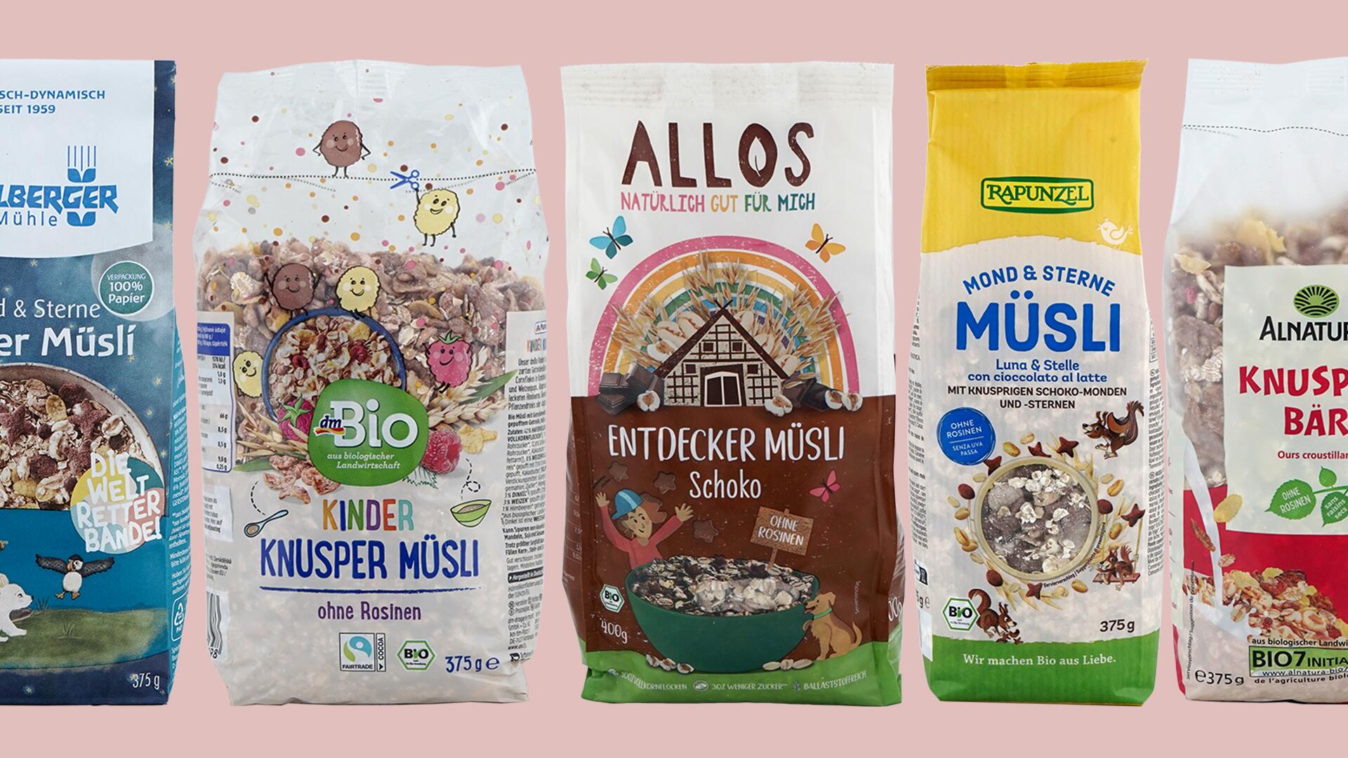 Kindermüsli im Test: Wir haben zehn Müslis für Kinder getestet.