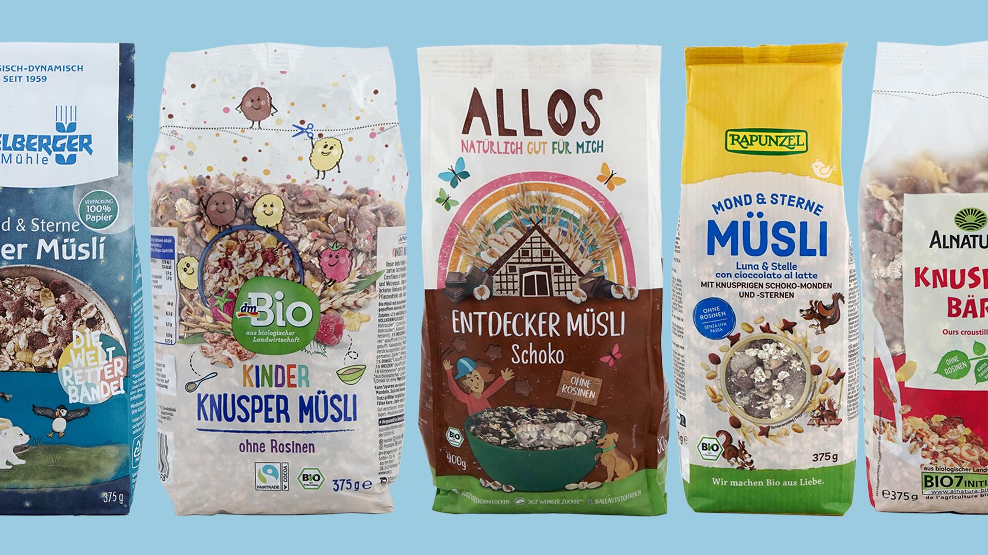 Kindermüsli im Test: Wir haben zehn Müslis für Kinder untersuchen lassen.