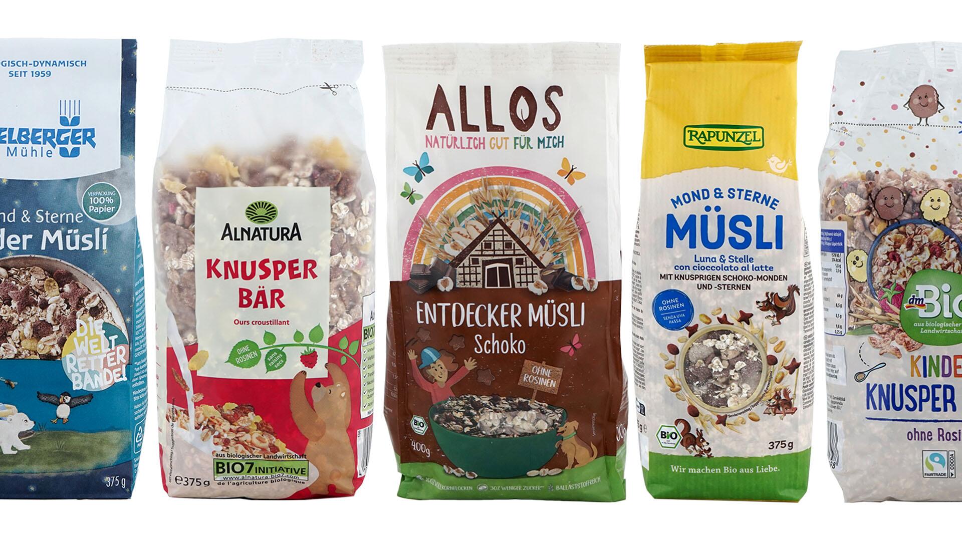 Kindermüsli im Test: Wir haben zehn Produkte im Labor testen lassen.