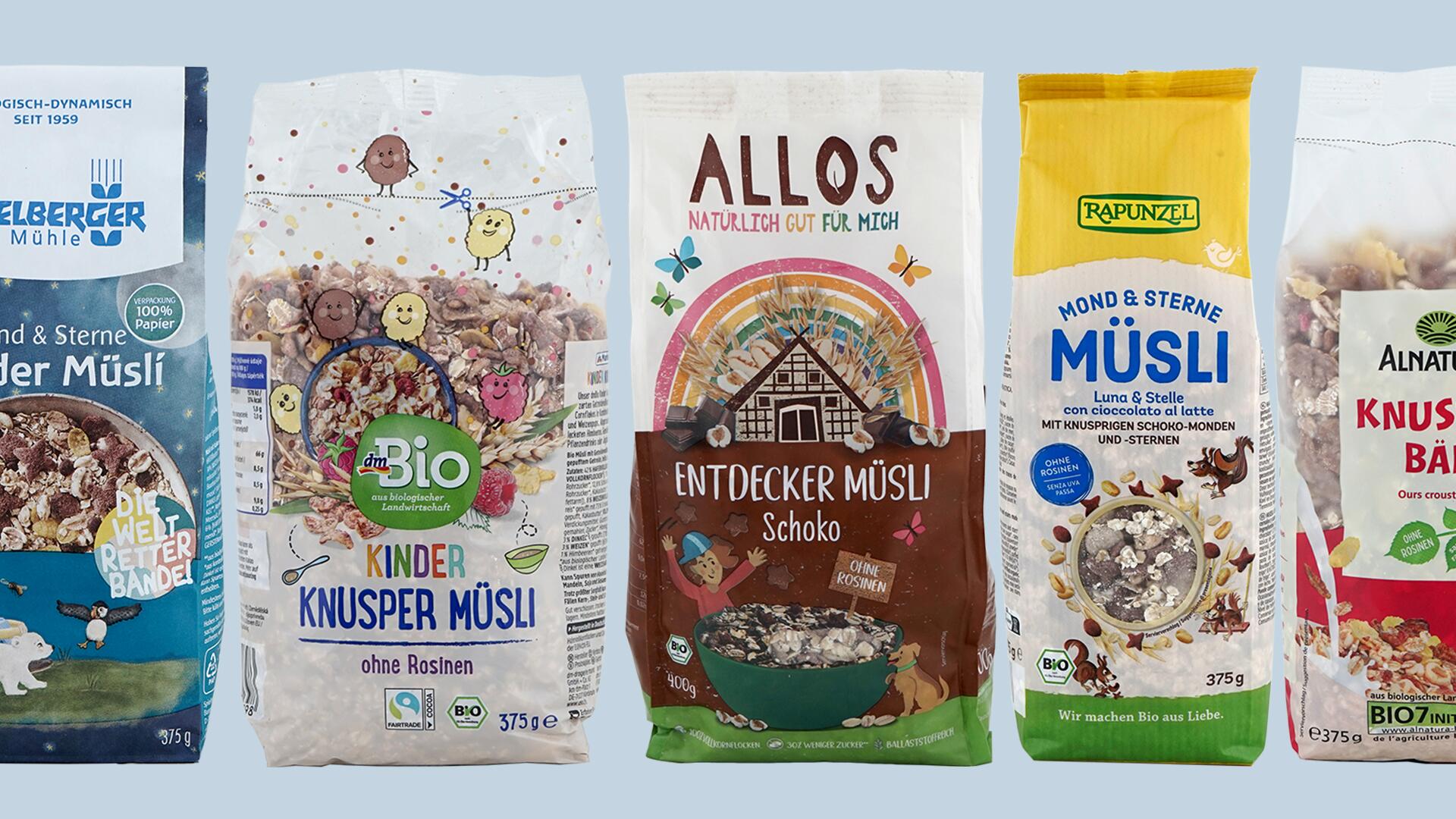 Kindermüsli im Test: 6 von 10 Müslis sind empfehlenswert