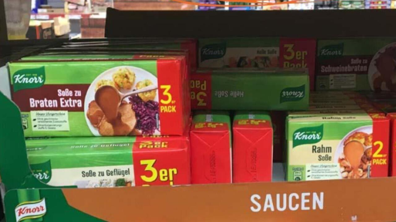 Knorr-Soßen sind seit Kurzem im Zweier- statt im Dreierpack erhältlich.