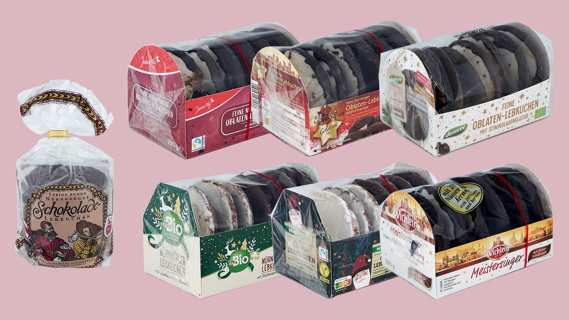 Lebkuchen im Test: Wir haben 18 Produkte untersucht.