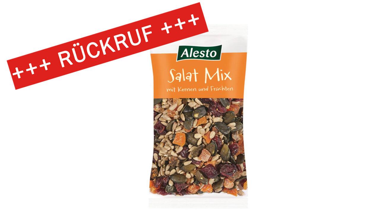 Lidl ruft einen Salatmix aus diversen Kernen und Früchten zurück.