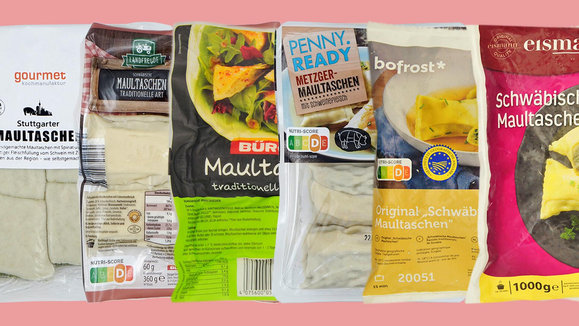 Maultaschen im Test: Wir haben zwölf Produkte im Labor prüfen lassen. Maultaschen im Test: Wir haben zwölf Produkte im Labor prüfen lassen.