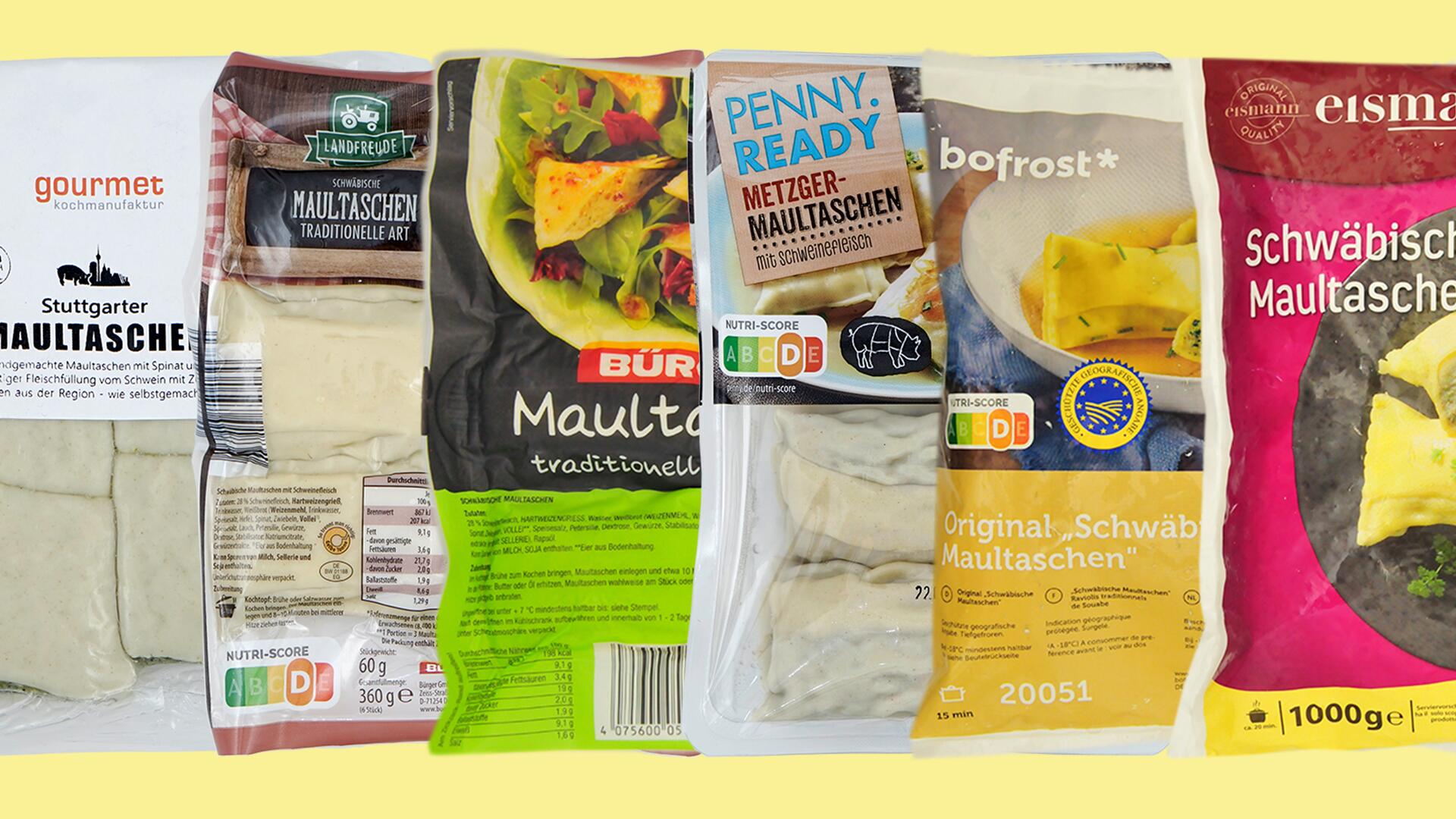 Maultaschen im Test: Wir haben zwölf Produkte überprüft.