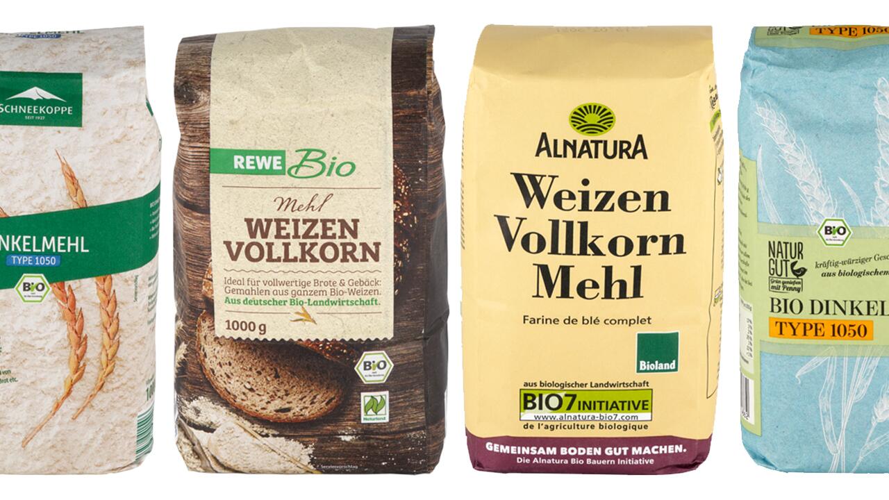 Mehl im Test: Welches Weizenmehl und welches Dinkelmehl ist empfehlenswert?