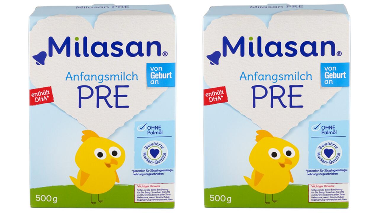 Milasan Anfangsmilch Pre im Test: Sie gehört zu den Produkten, die durchfallen.