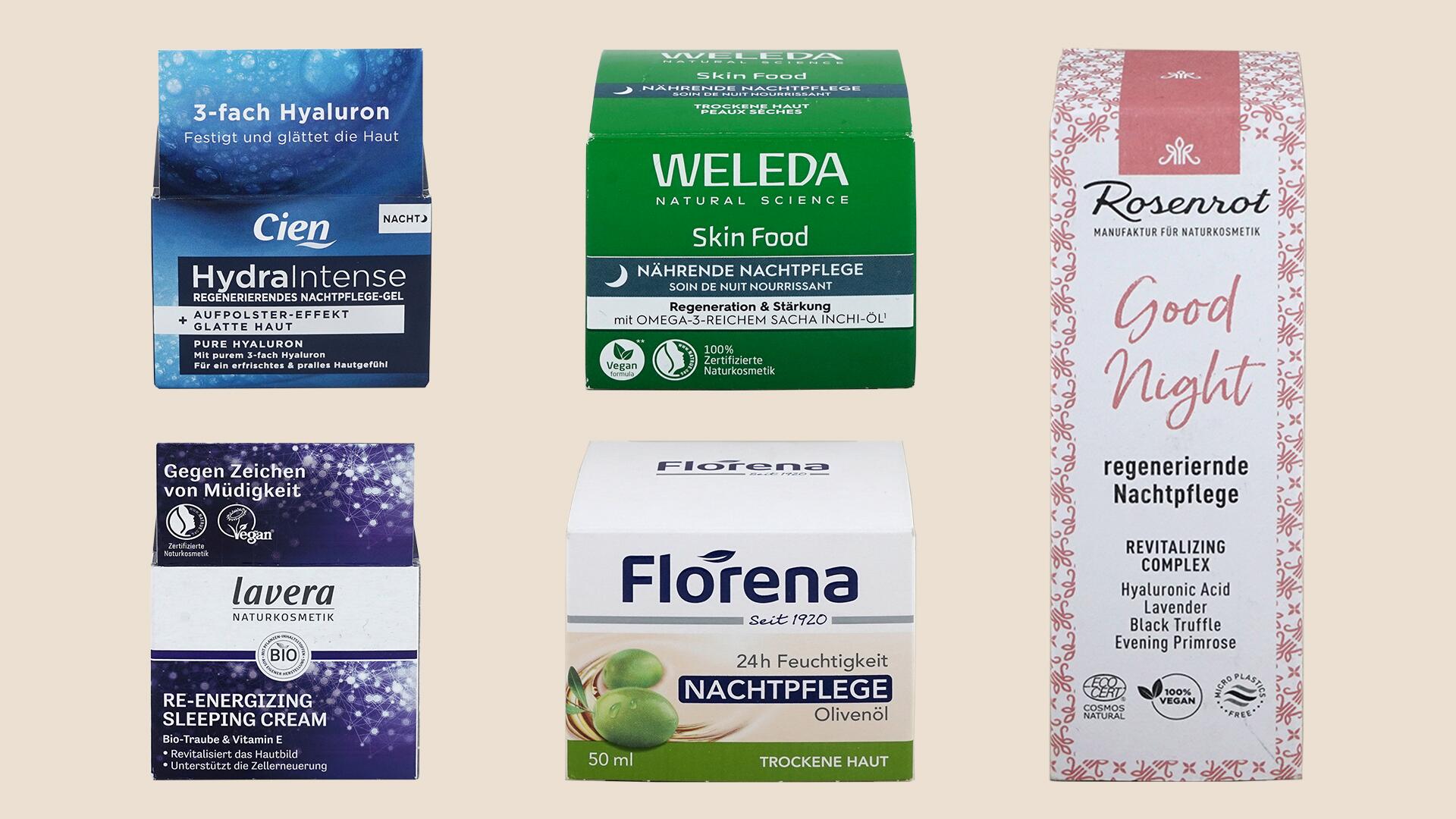 Nachtcremes im Test: Wir haben 20 Produkte im Labor untersuchen lassen. Nachtcremes im Test: Wir haben 20 Produkte im Labor untersuchen lassen.