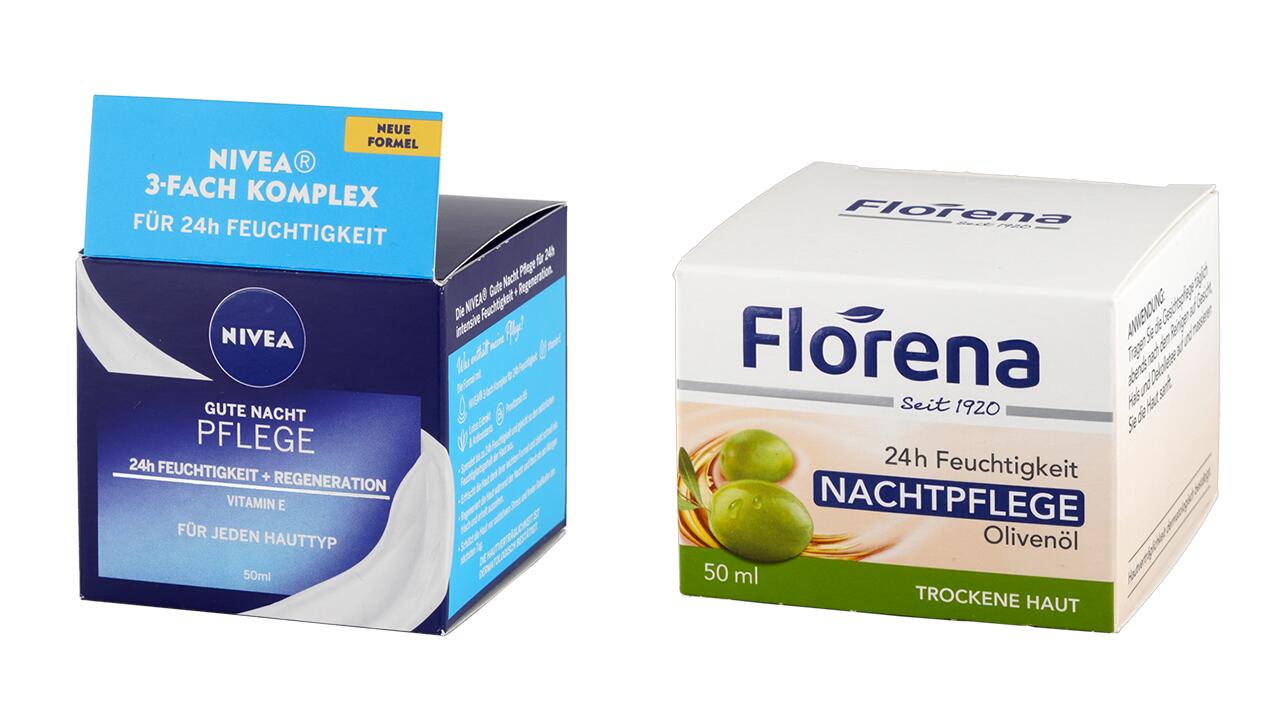 Nachtcremes von Florena und Nivea jetzt ohne Problemduft