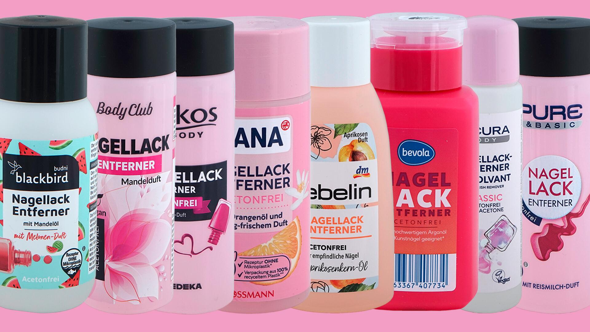 Nagellackentferner-Test: Wir haben 23 acetonfreie Produkte im Labor getestet.