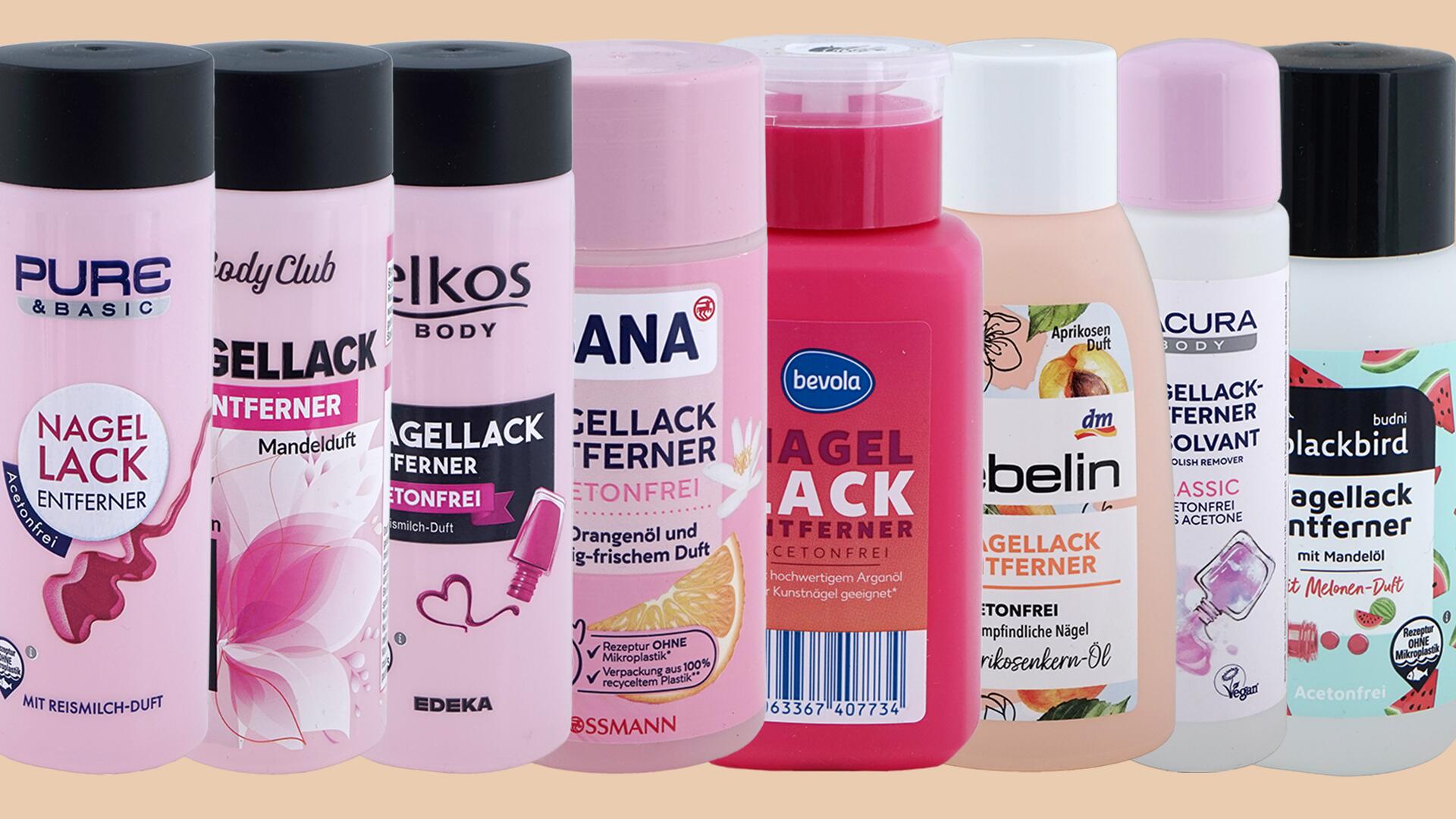 Nagellackentferner-Test: Wir haben 23 acetonfreie Produkte im Labor testen lassen.