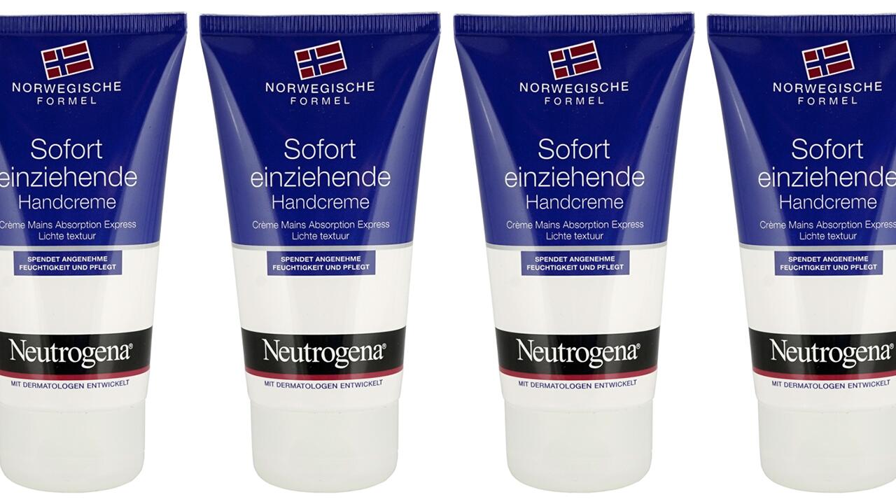 Neutrogena Handcreme im Test: Das Produkt schneidet mit dem Gesamturteil "ungenügend" ab.