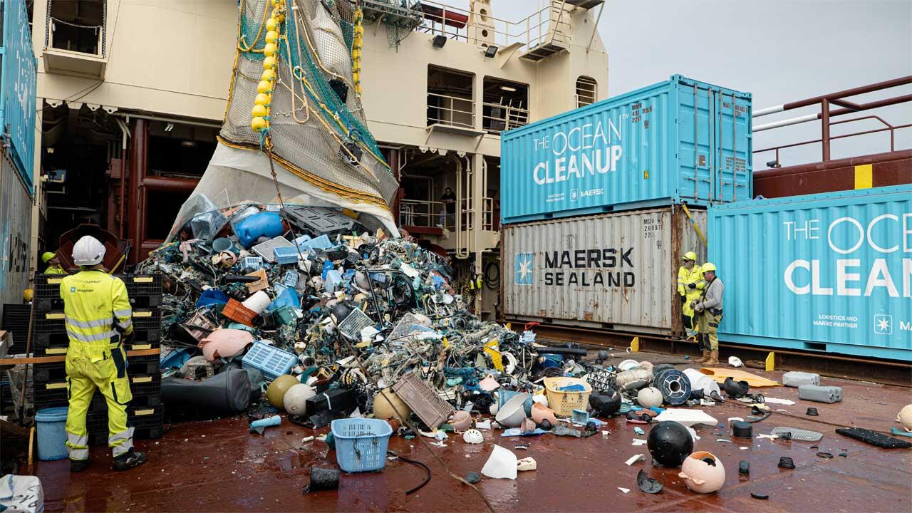 "Ocean Cleanup": 29 Tonnen Plastikmüll im Pazifik eingesammelt