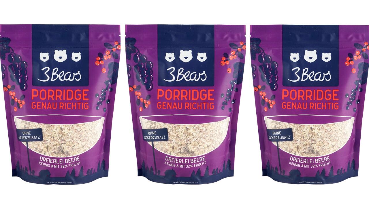 Pestizide und Mineralöl: 3 Bears-Porridge fällt im Test durch Pestizide und Mineralöl: 3 Bears-Porridge fällt im Test durch