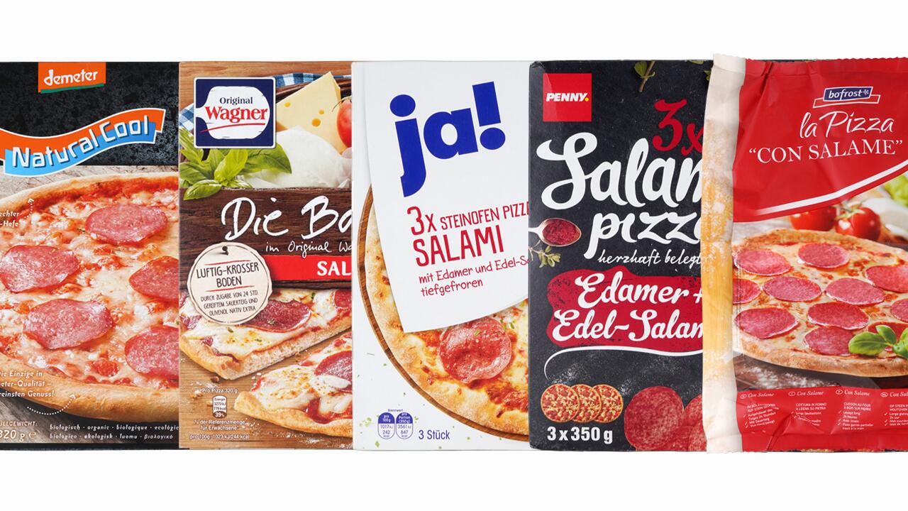 Pizza Salami im Test: Wir haben 20 Produkte getestet. Welche ist die beste Tiefkühlpizza?