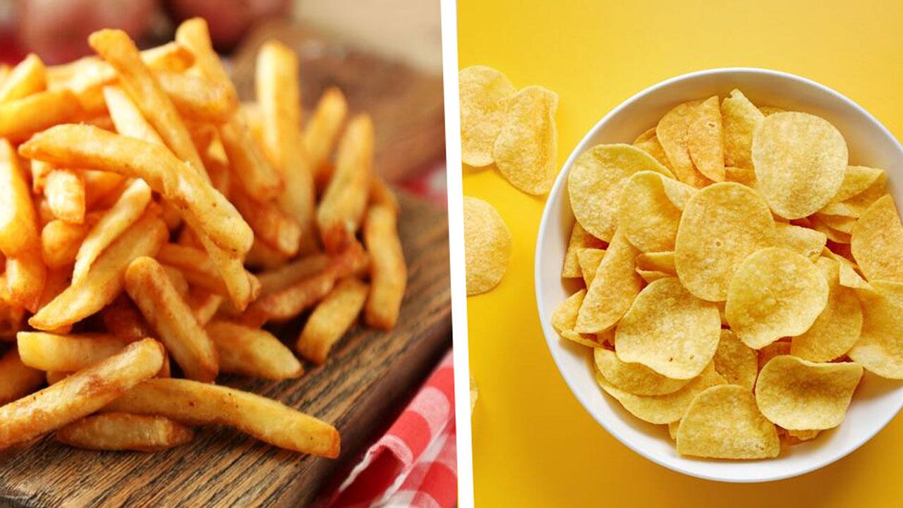 Pommes, Chips und andere Kartoffelprodukte enthalten laut Verbraucherzentrale weiter Palmöl statt Sonnenblumenöl.