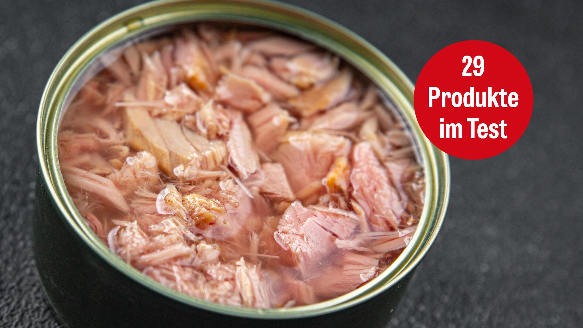 Quecksilber in Thunfisch: Wir haben 29 Dosen auf Quecksilber und Methylquecksilber untersuchen lassen.