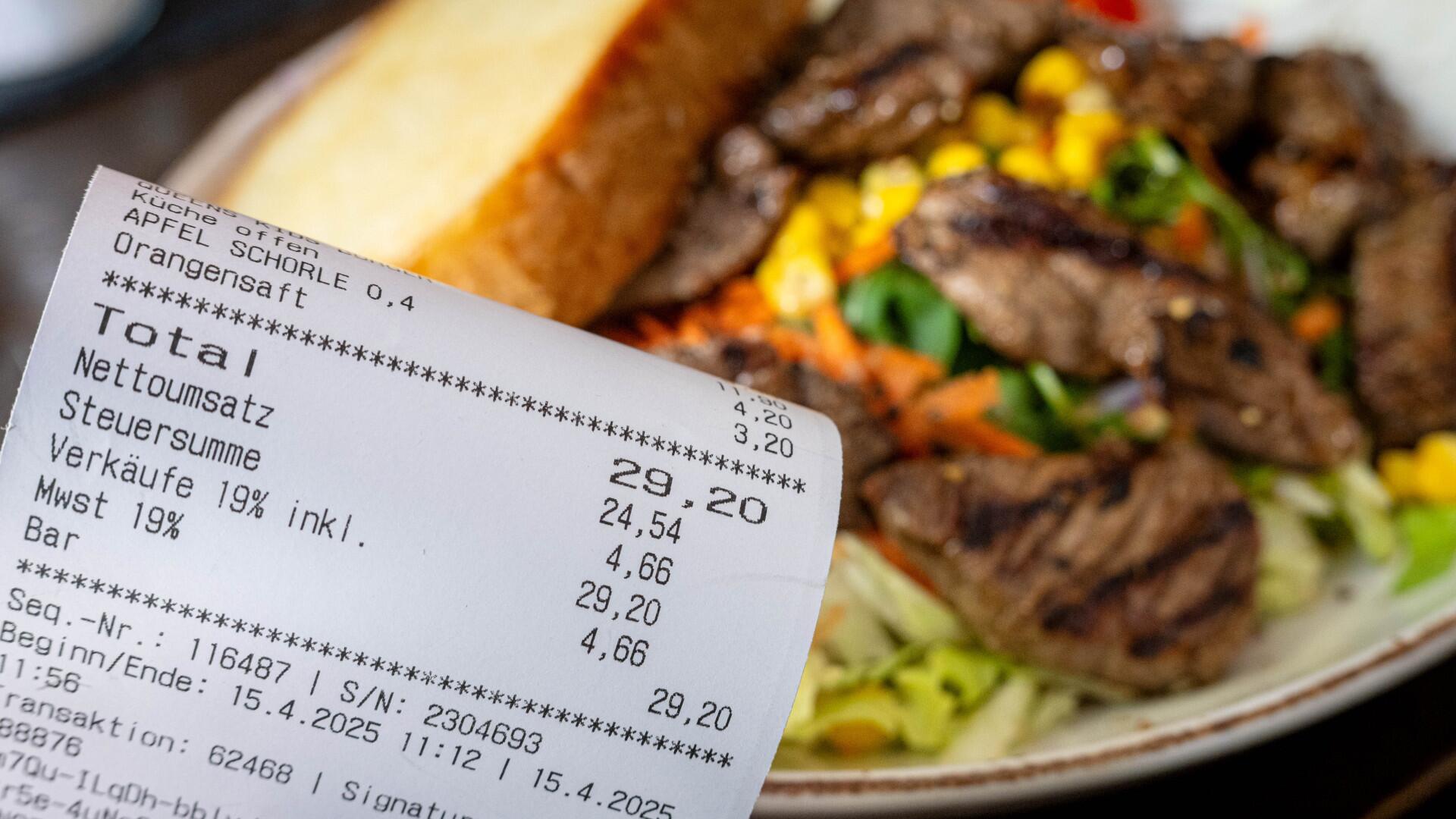 Rechnung im Restaurant Rechnung im Restaurant