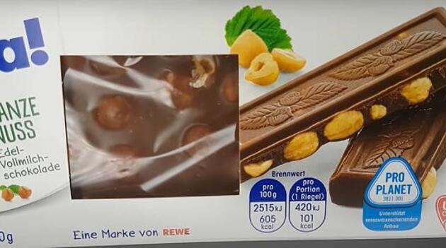 Rewe ruft Schokolade der Eigenmarke "Ja!" zurück