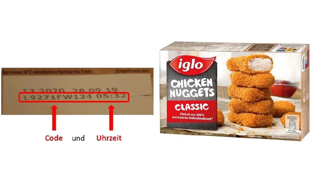 Rückruf von Chicken Nuggets von Iglo: Gefahr für Allergiker