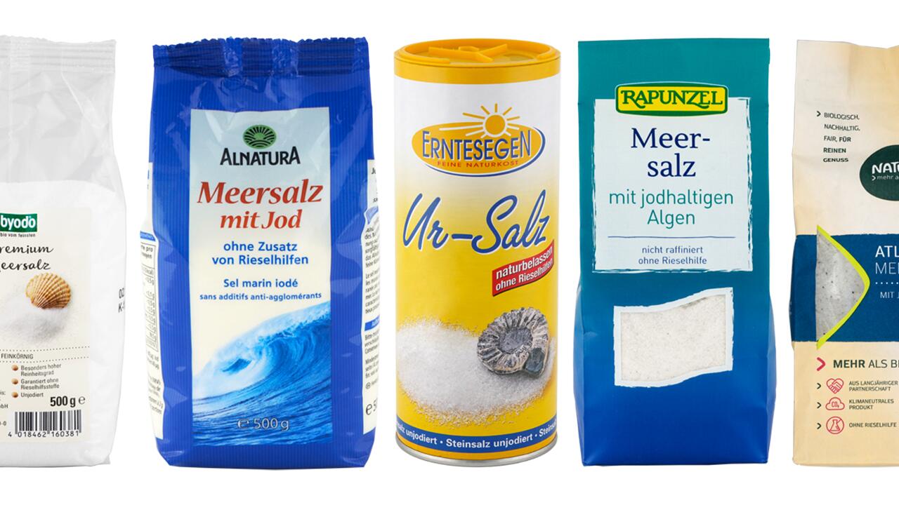 Salz im Test: Wir haben 21 Salzmarken überprüft. 