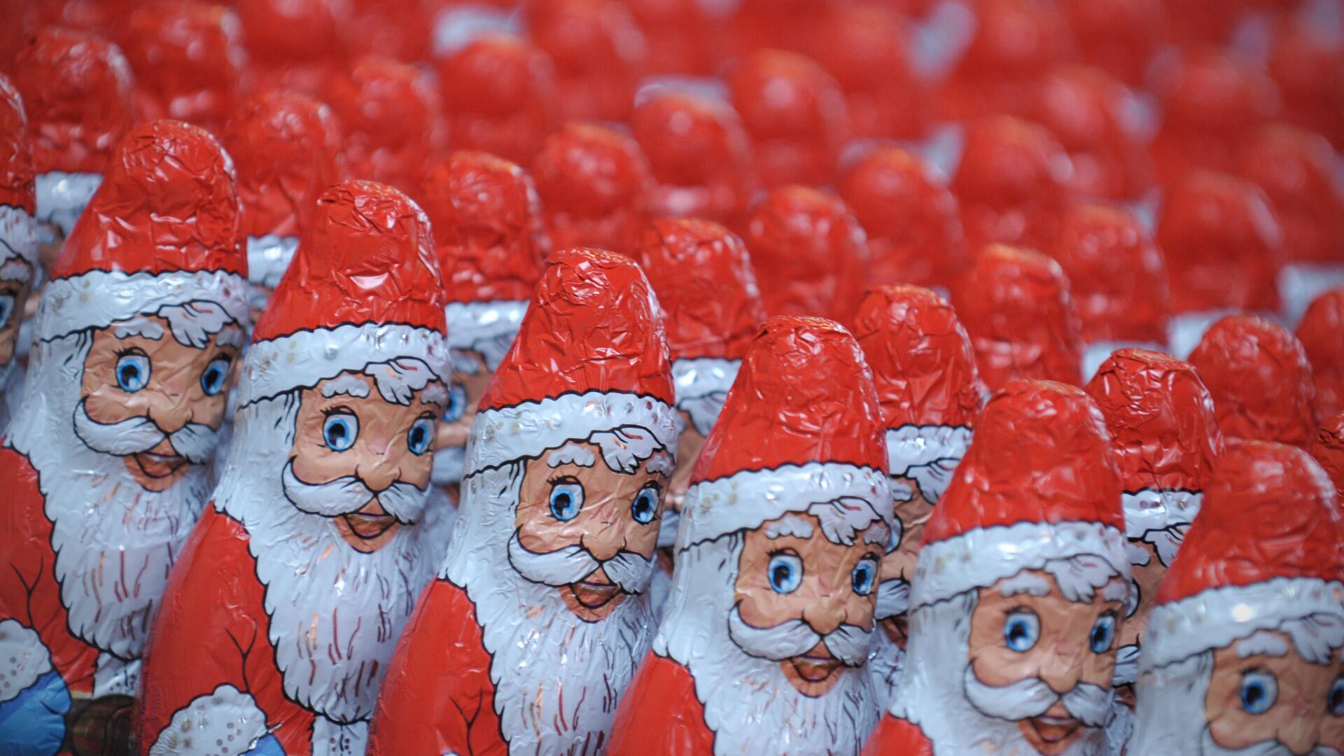 Schoko-Weihnachtsmänner kosten viel mehr als im Vorjahr. Schoko-Weihnachtsmänner kosten viel mehr als im Vorjahr.