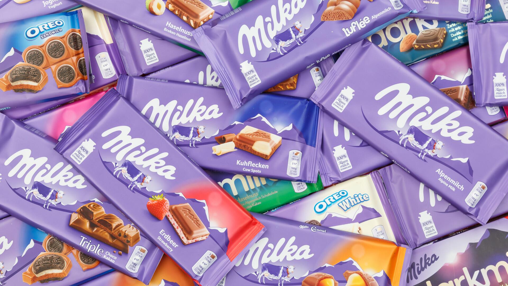 Schokoladentafeln von Milka