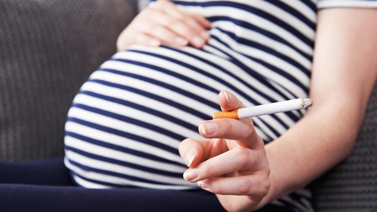 Tag zigarette am schwanger 1 Rauchen in
