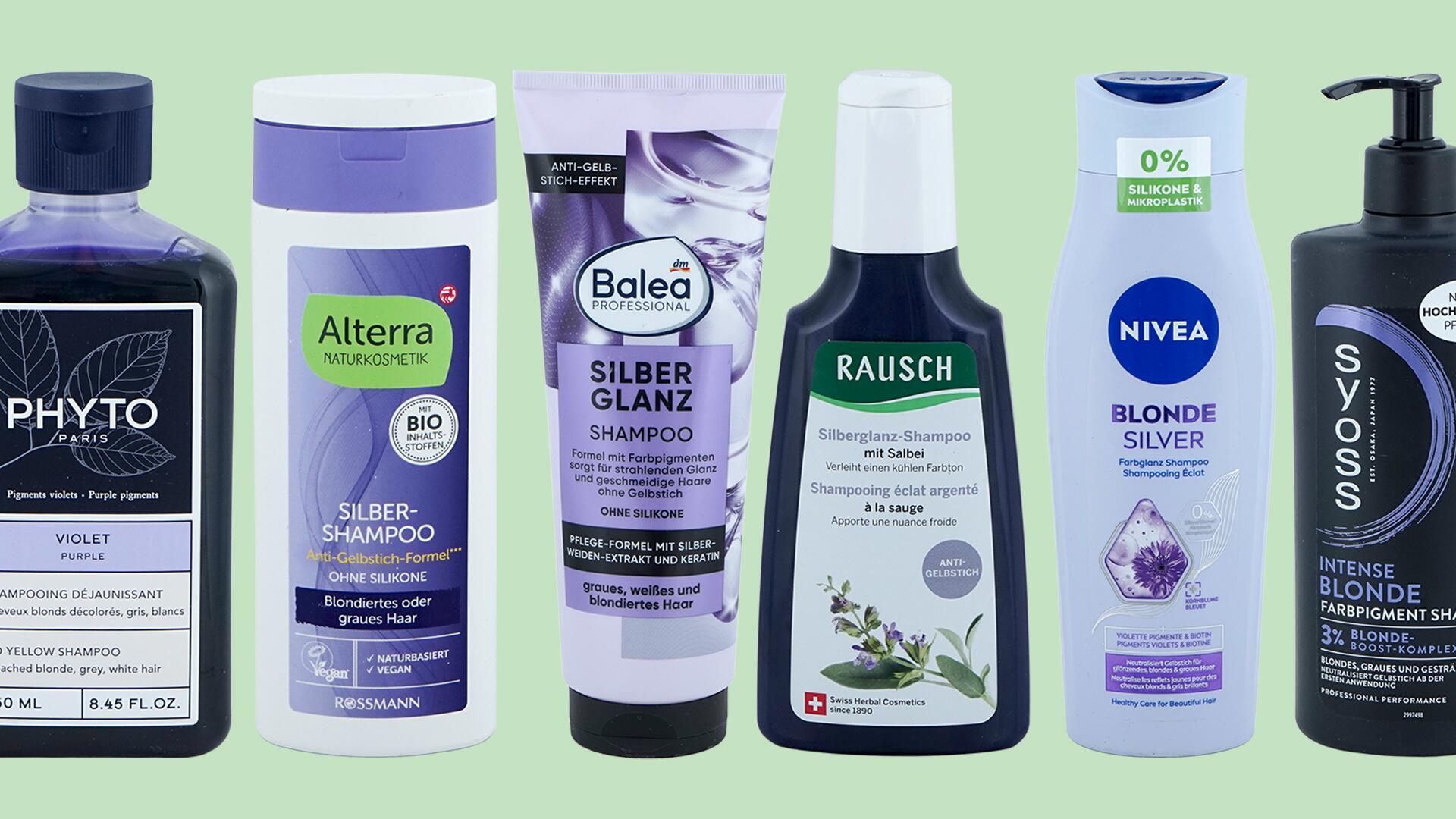 Silbershampoos im Test: Wir haben 20 Produkte überprüfen lassen.