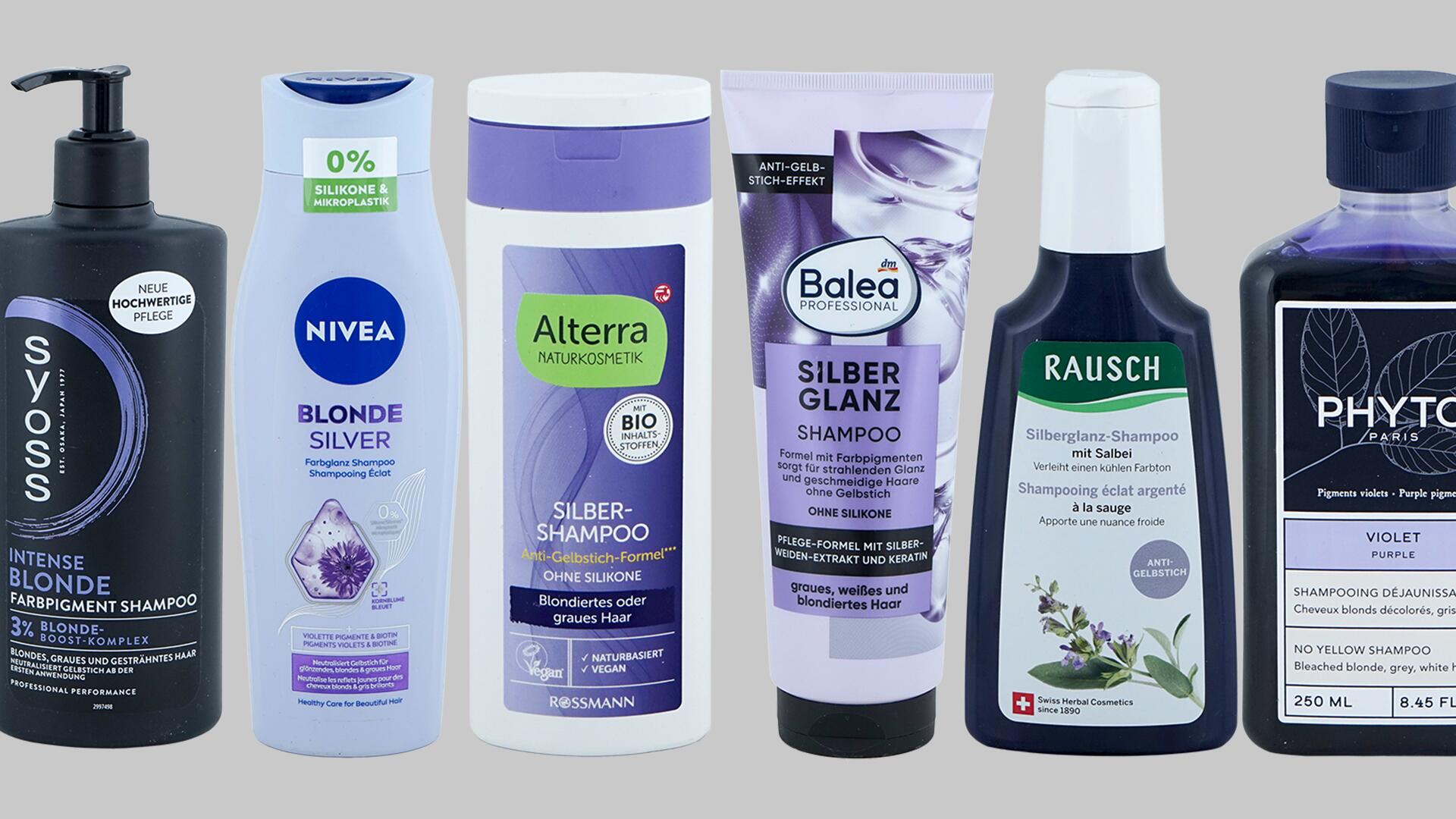 Silbershampoos im Test: Wir haben 20 Produkte untersuchen lassen.