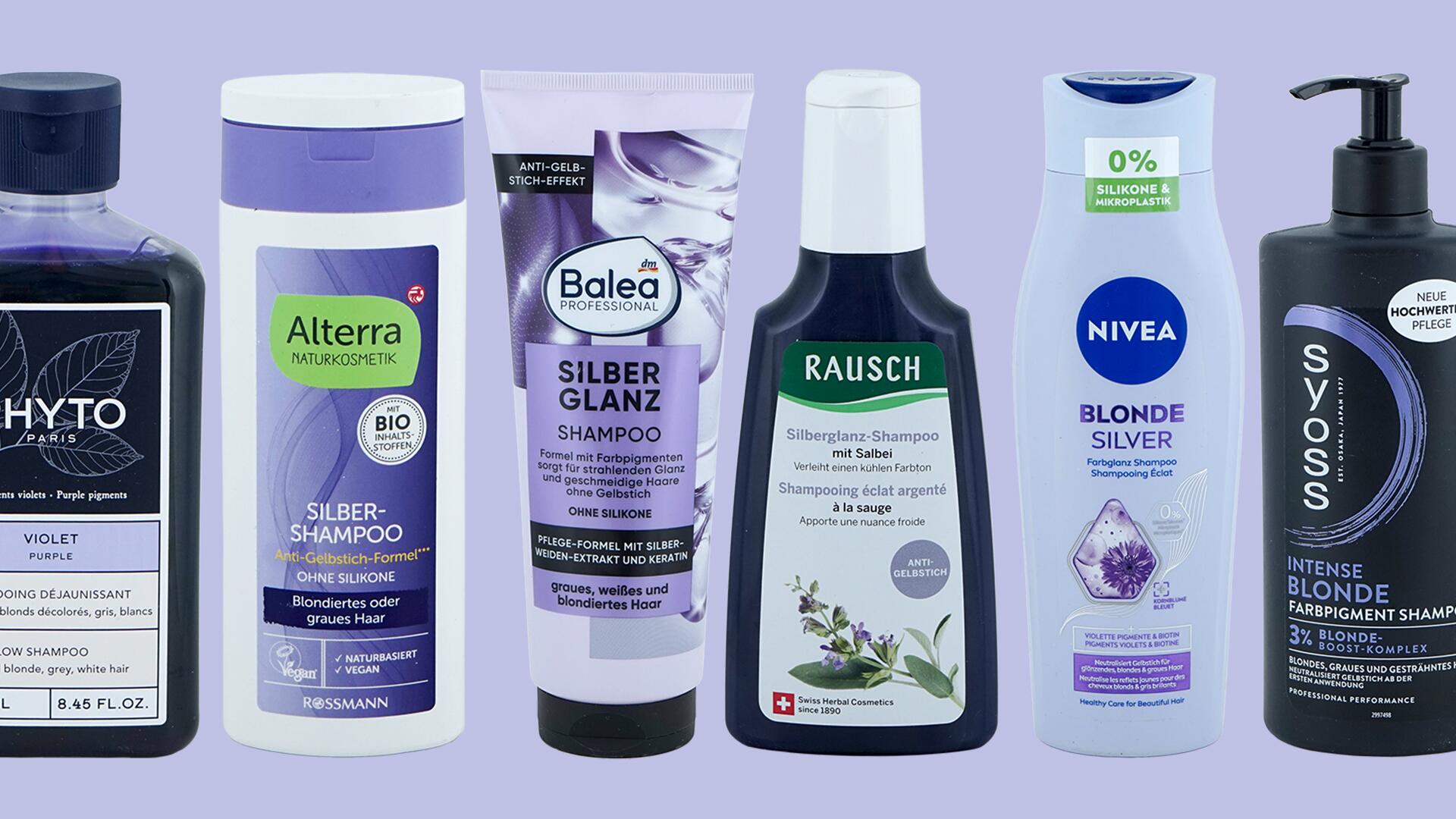 Silbershampoos im Test: Wir haben 20 Produkte untersucht.