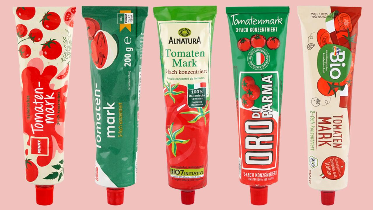 Tomatenmark-Test: Schimmelpilzgifte in jeder zweiten Marke