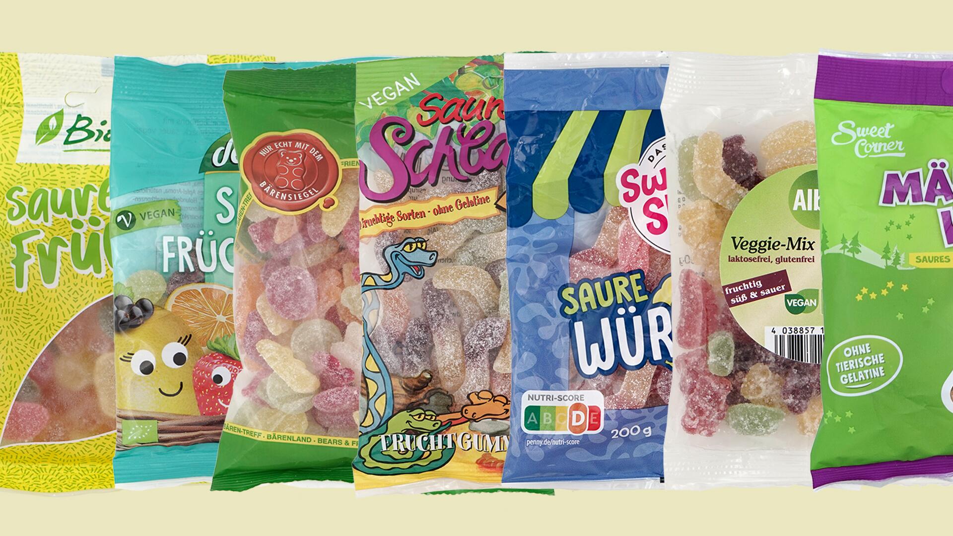 Vegane Fruchtgummis im Test: Wir haben 18 Produkte im Labor überprüfen lassen.
