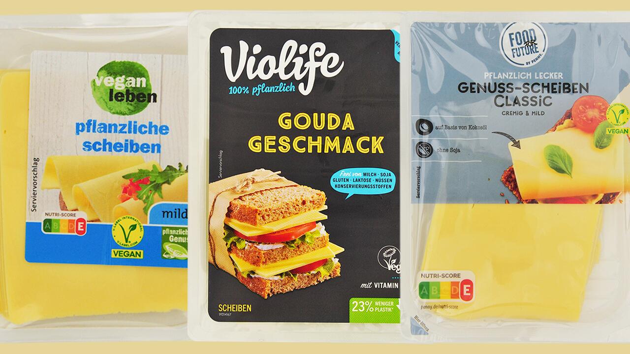 Veganer Käse im Test: 6 von 11 sind mit Mineralöl belastet