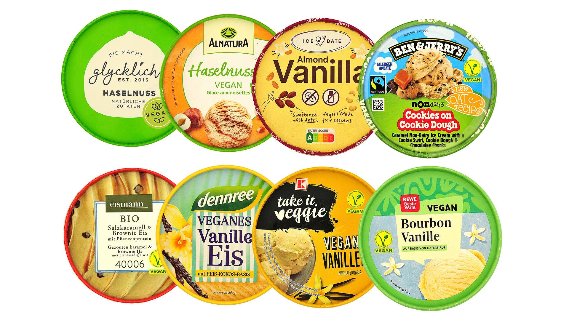 Veganes Eis im Test: Bestnote für 5 von 12