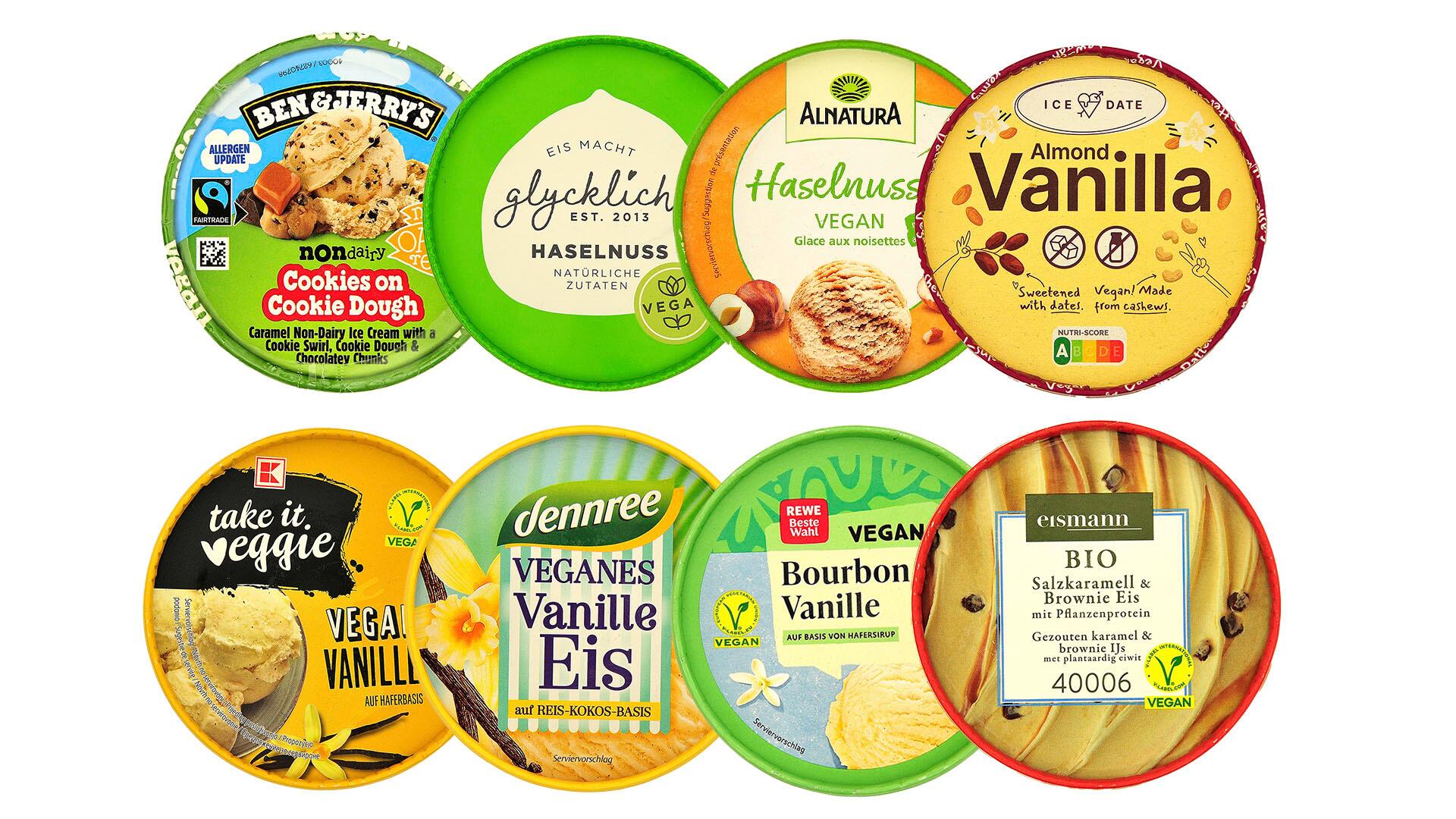 Veganes Eis im Test: 5 von 12 überzeugen mit Bestnote Veganes Eis im Test: 5 von 12 überzeugen mit Bestnote