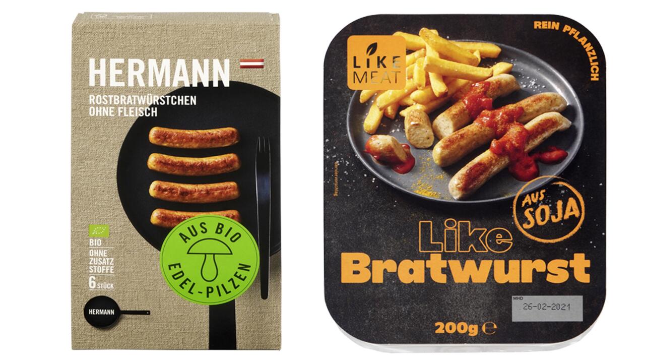 Veggiewürstchen von Herman und Like Meat nach Test verbessert