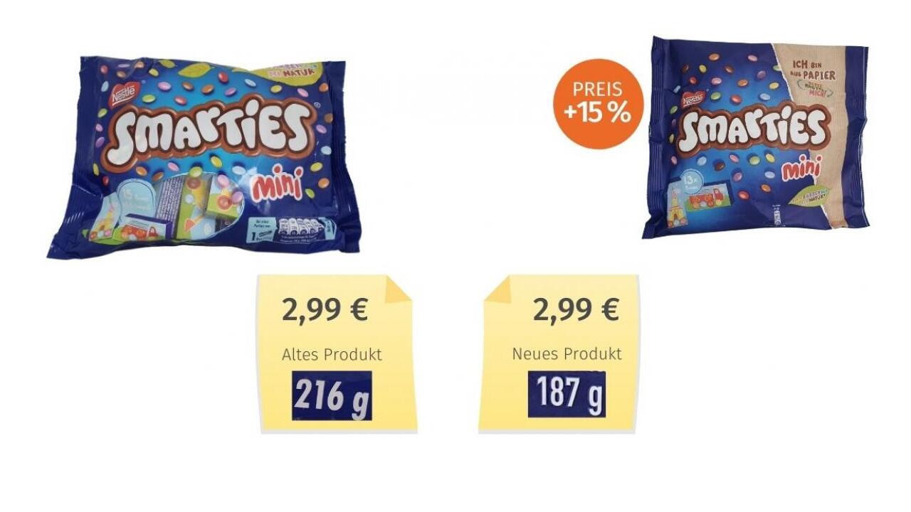 Verbraucherzentrale: Nestlé-Süßwaren von Smarties, Lion und KitKat sind "Mogelpackung des Monats".