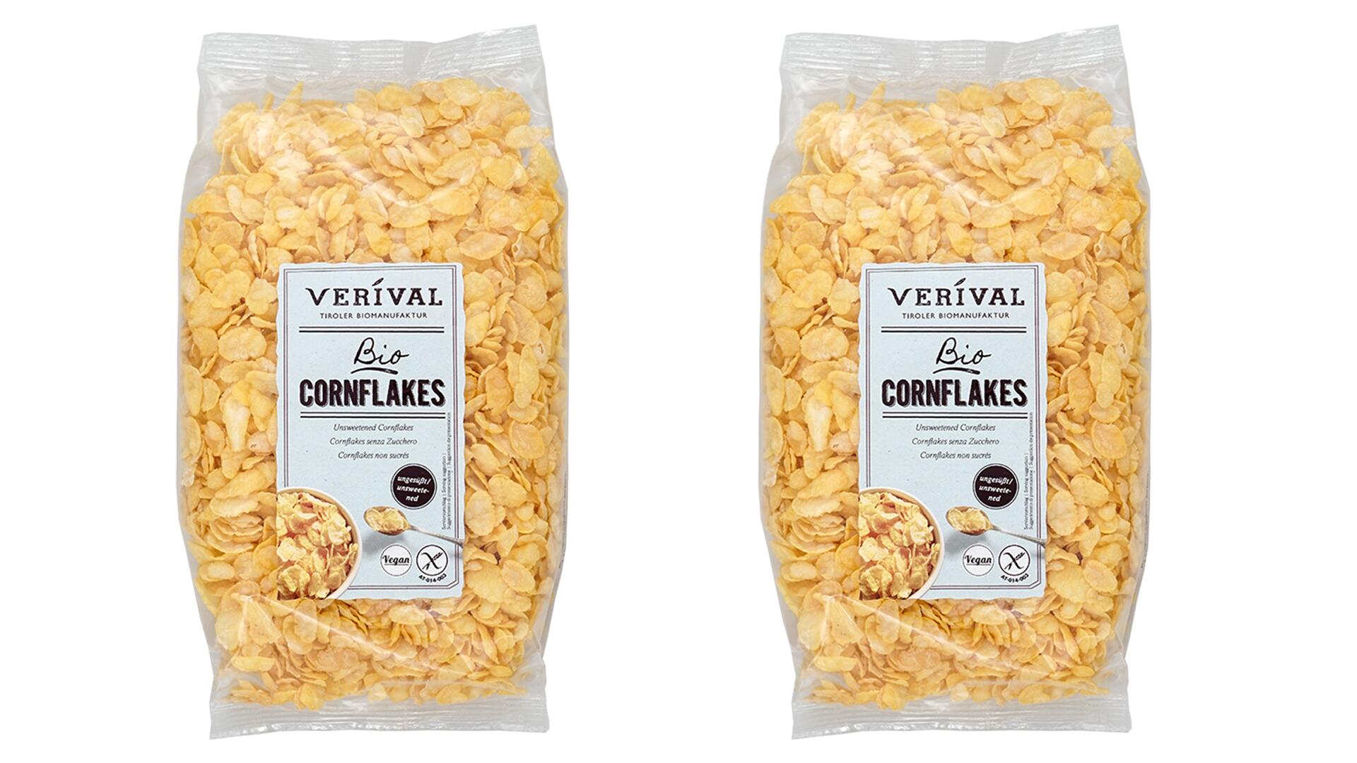 Verival Bio Cornflakes: Fehlender Hinweis nun auf der Verpackung
