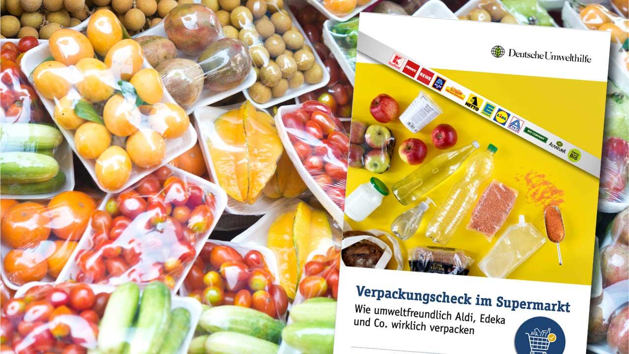 Verpackungscheck der Deutschen Umwelthilfe: Einweg-Müllflut bei Supermärkten und Discountern