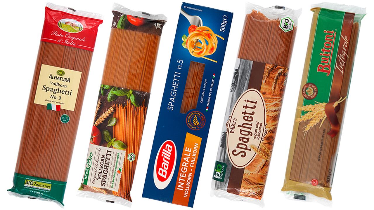 Vollkornnudeln im Test: Wir haben insgesamt 20 Packungen Vollkornspaghetti untersucht.