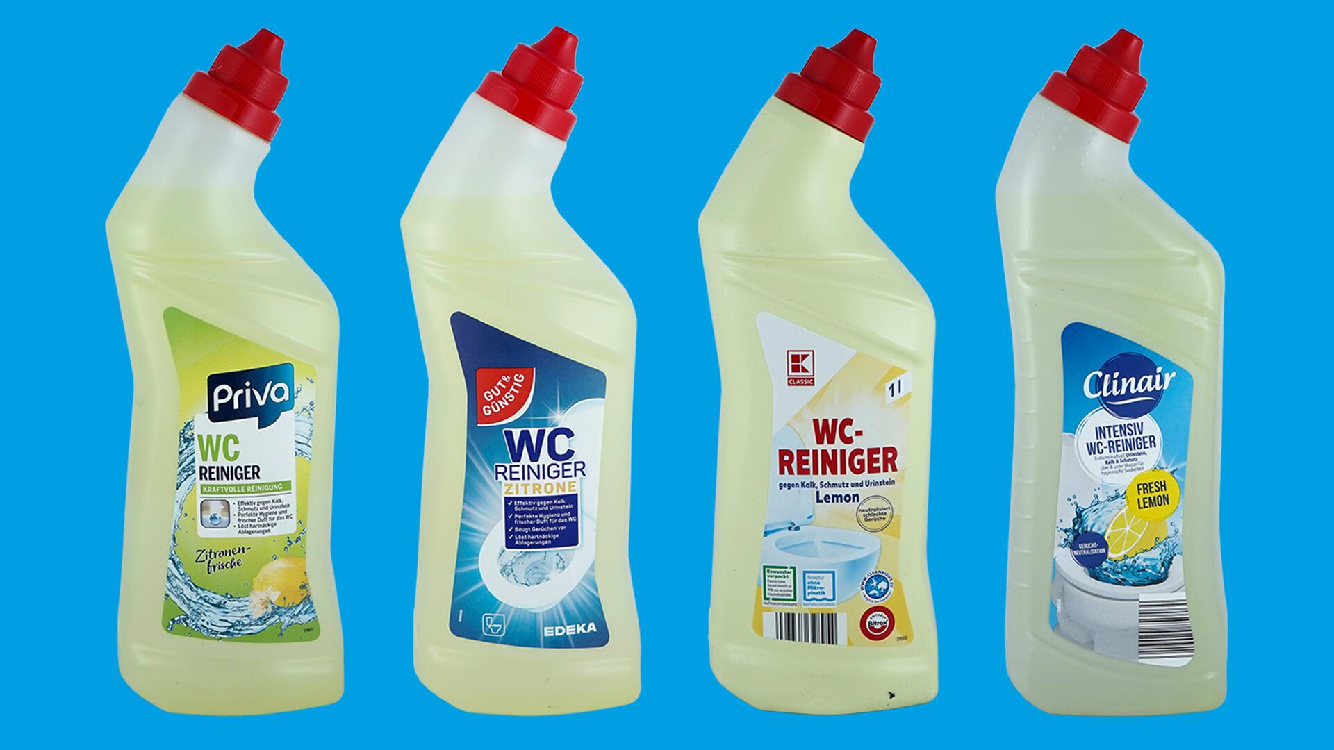 WC-Reiniger im Test: Wir haben 25 Produkte im Labor getestet..
