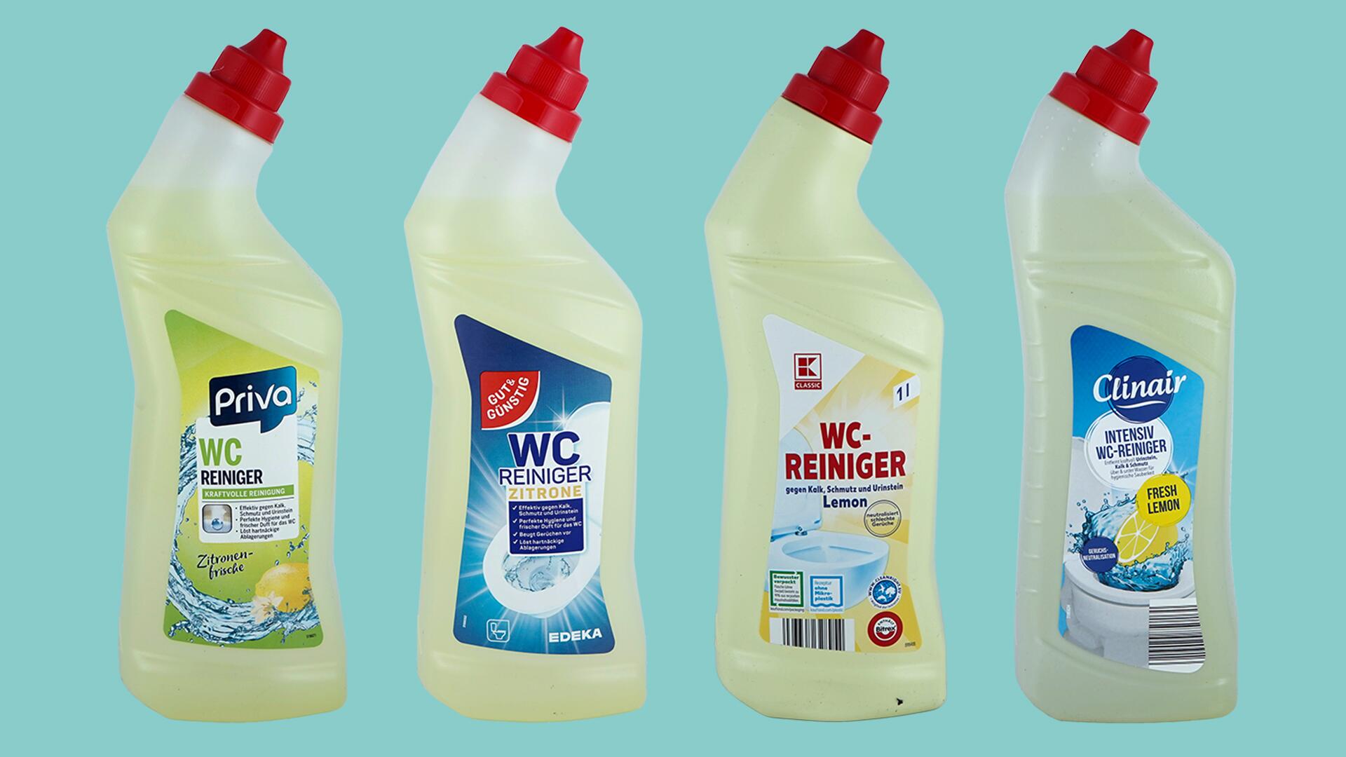 WC-Reiniger im Test: Wir haben 25 Produkte im Labor testen lassen.
